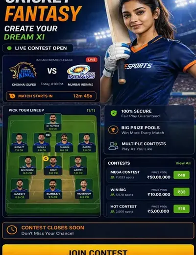 Play56d (play 56 d) fantasy cricket & matchday visual 3