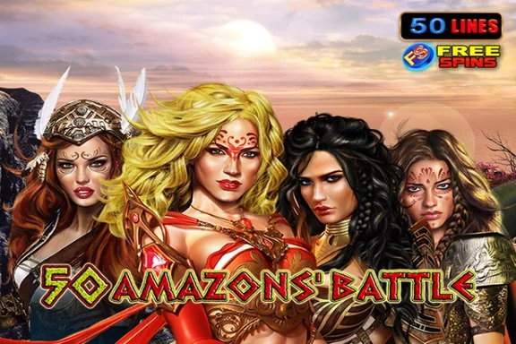 Capa do slot 50 Amazons' Battle
